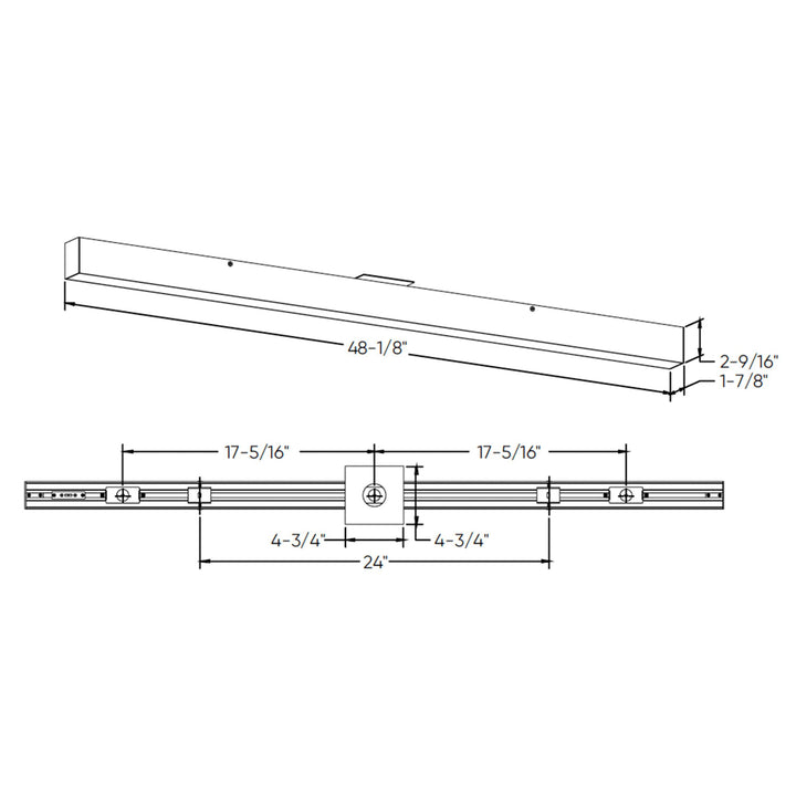 Boulevard - LED 48" Linear Flush Mount