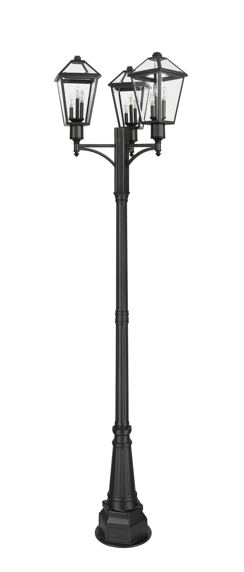 Talbot - 9 Light Outdoor Post Light (579PHBR-3-564P)