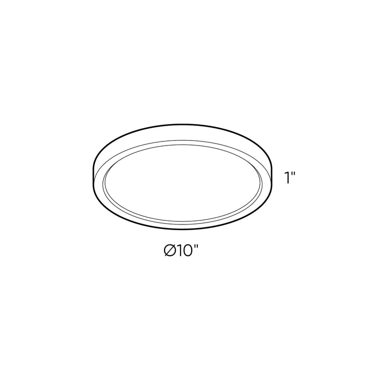 Delta - LED Round Flush Mount