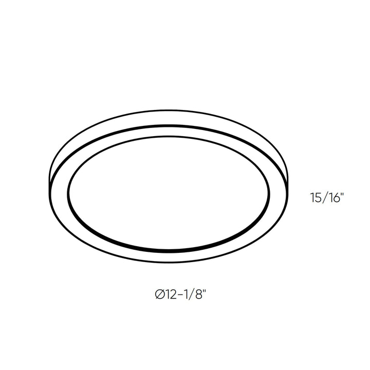 Radiance - LED Round Flush Mount