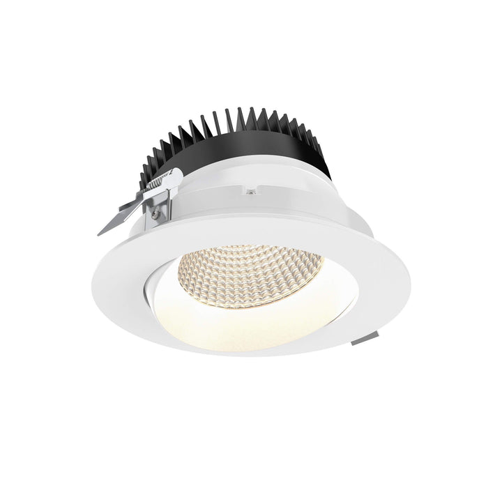 Revolve - LED Round Dim-To-Warm Regressed Gimbal Downlight
