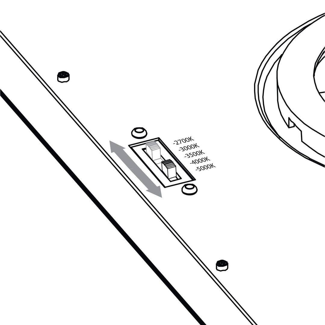 Delta - LED Square Flush Mount
