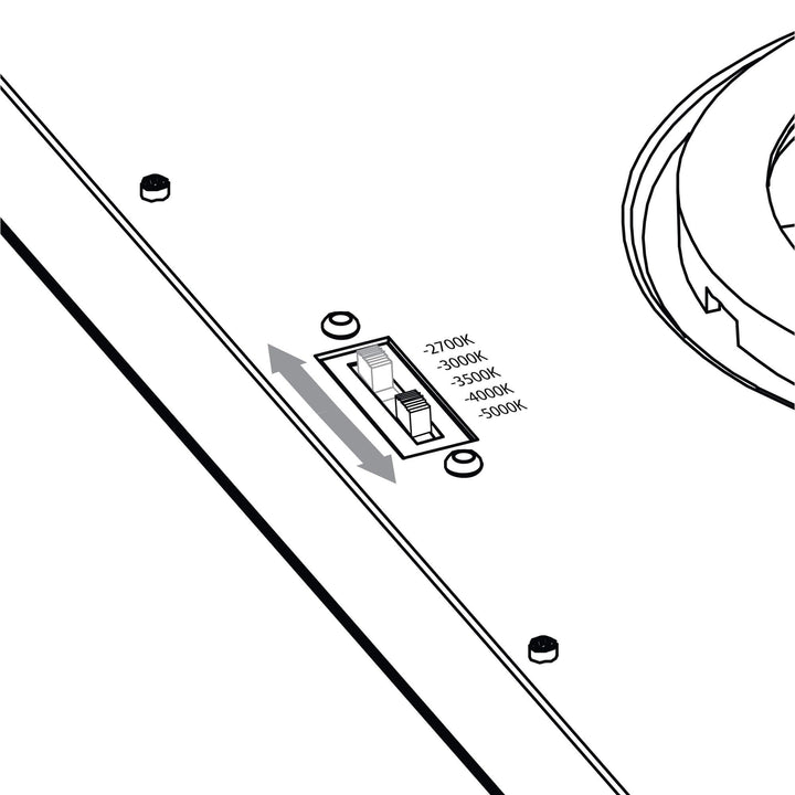 Delta - LED Square Flush Mount