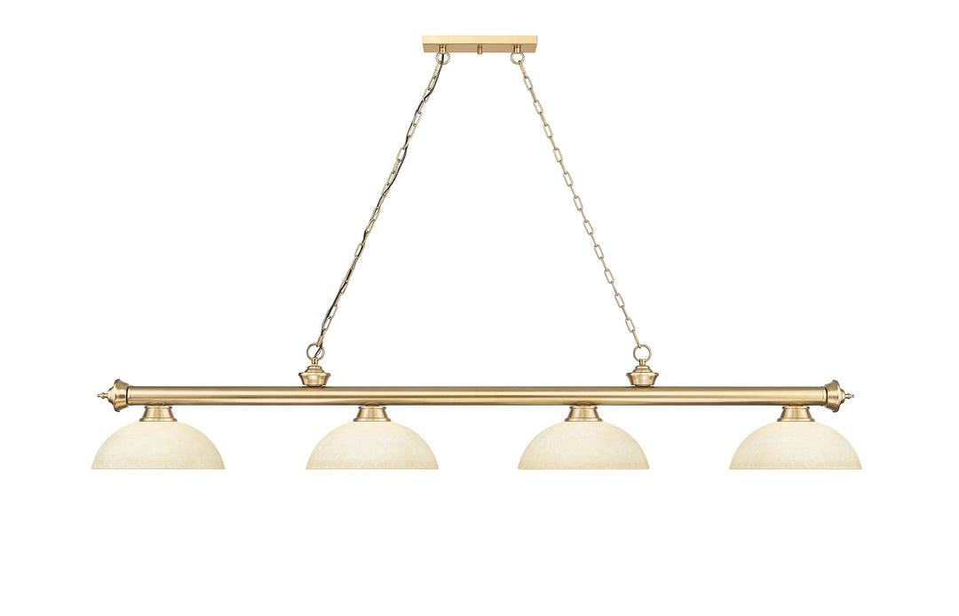 Cordon - 4 Light Billiard Light (2306-4HBR-DGM14)