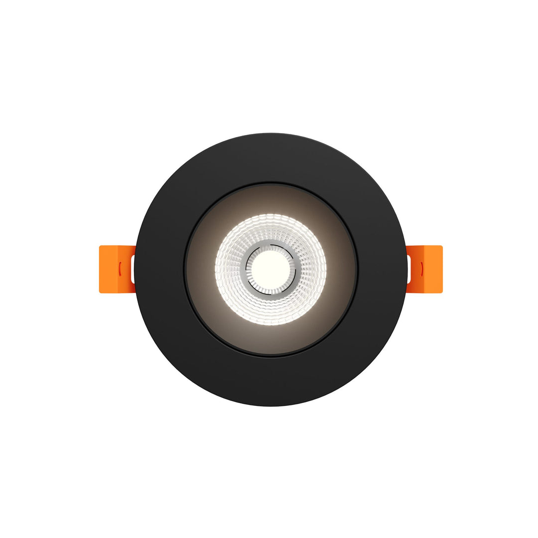 Revolve - LED 3.5" Round Regressed Gimbal Downlight (5CCT + Dim-to-Warm)