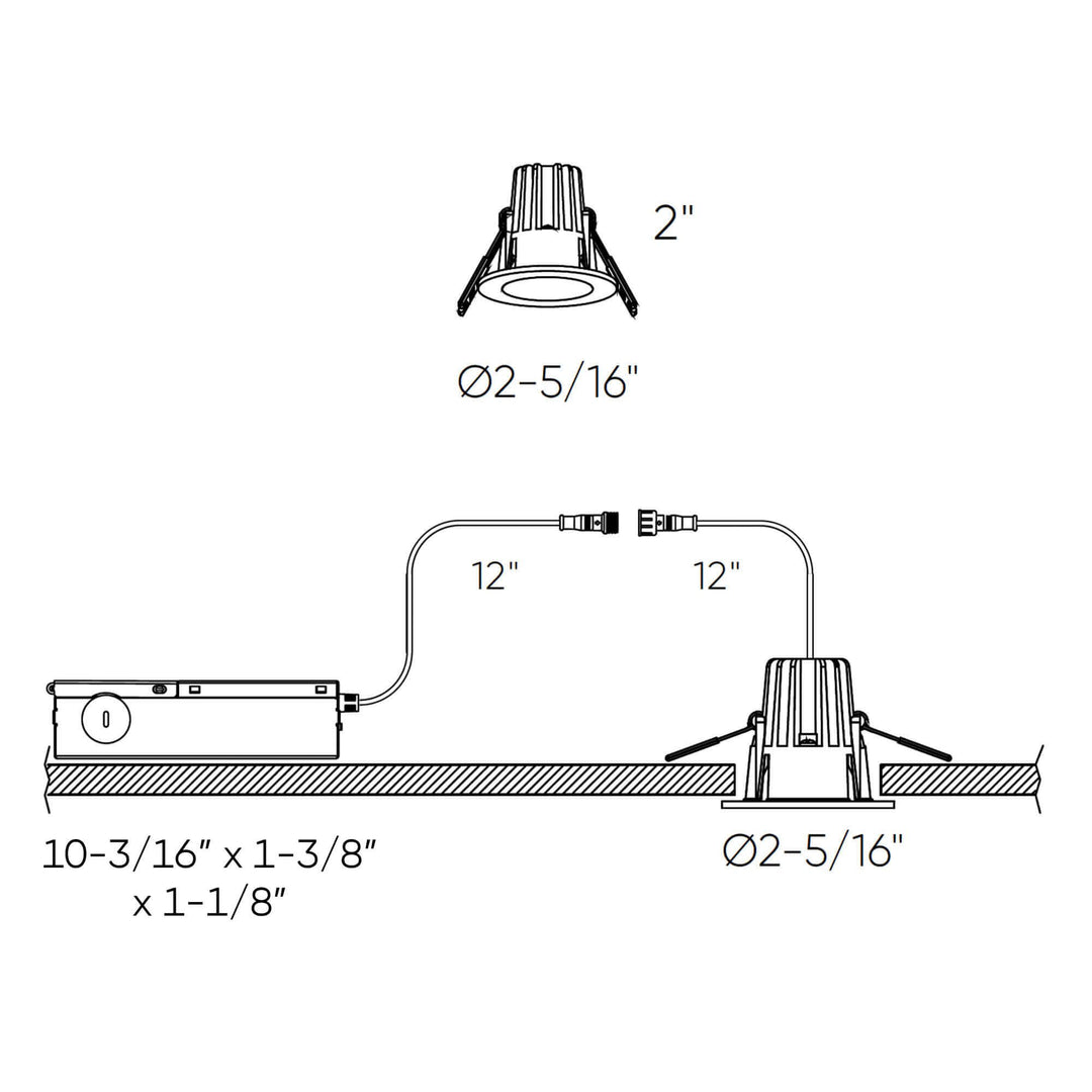 RGR - LED Round Regressed Downlight