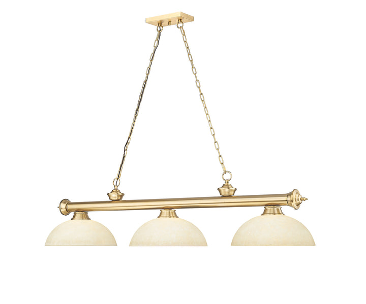 Cordon - 3 Light Billiard Light (2306-3HBR-DGM14)