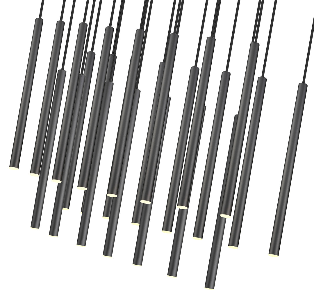 Forest - LED 23 Light Linear Chandelier (919MP24-23L-MB)