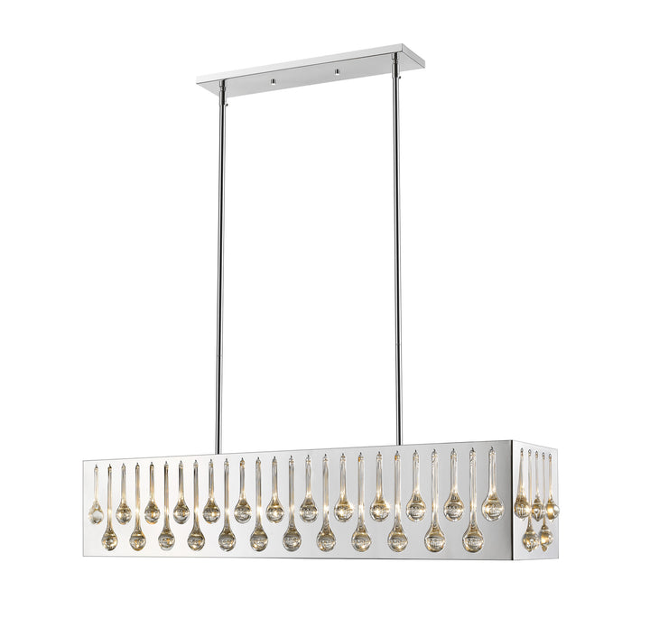 Oberon - 7 Light Linear Chandelier