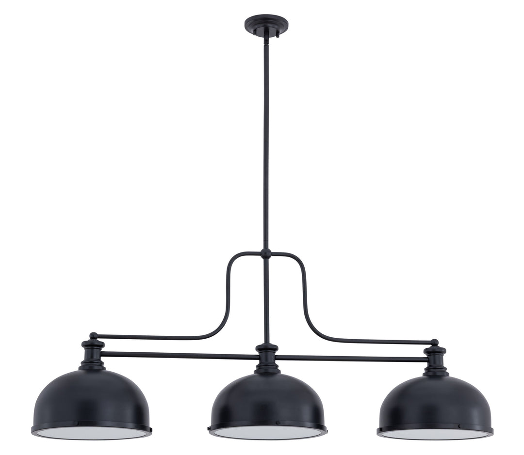 Melange - 3 Light Billiard Light (725-3MB-D12MB)