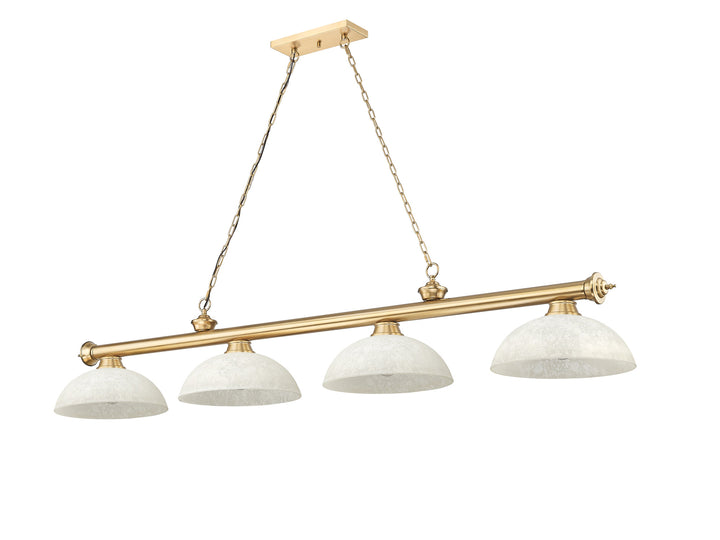 Cordon - 4 Light Billiard Light (2306-4HBR-DGM14)
