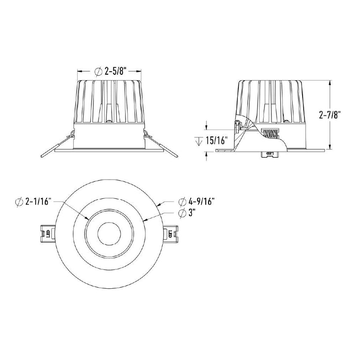 RGR - LED Round Regressed Downlight