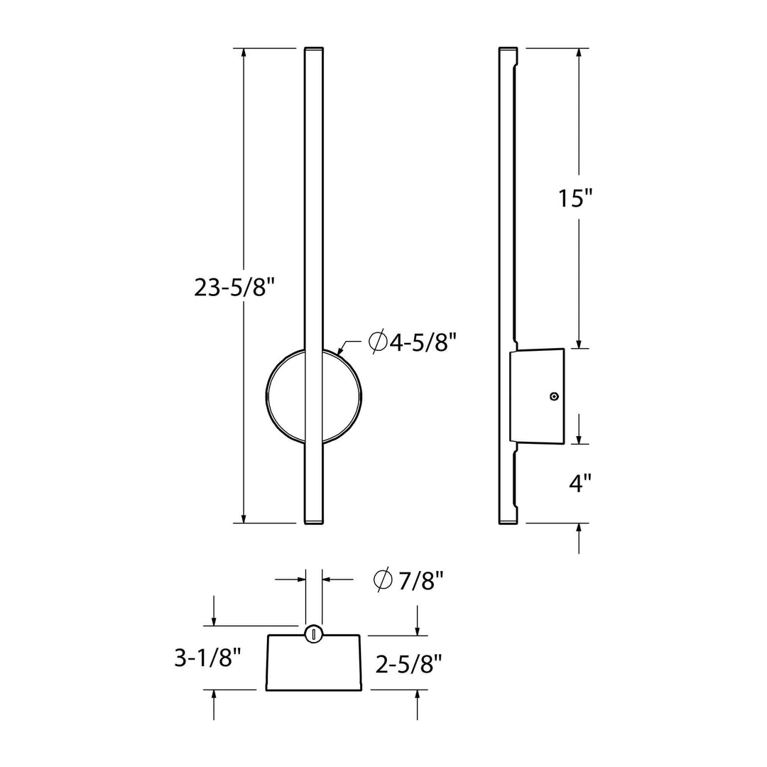 Midnight - LED Linear Wall Sconce
