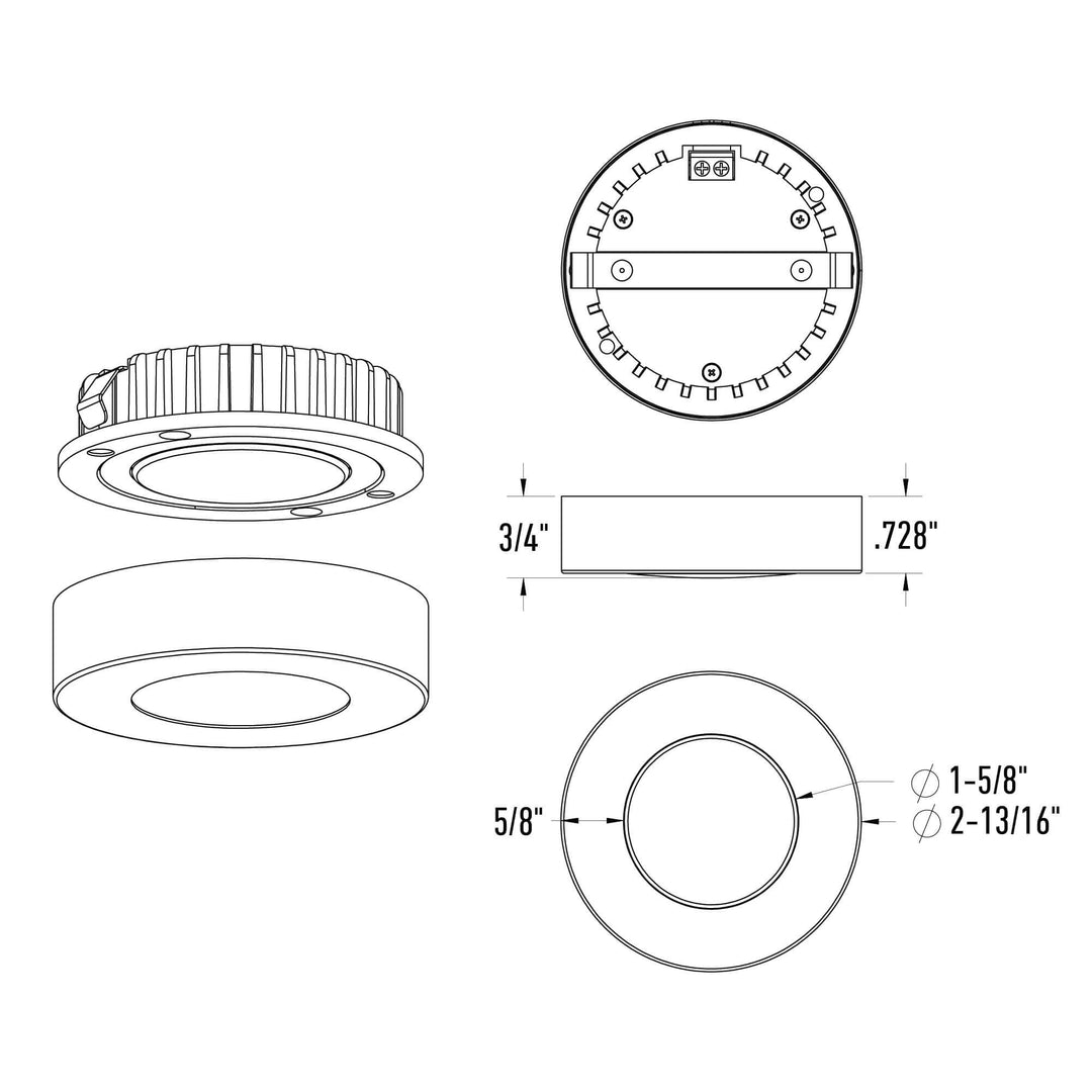 Push Puck - 24V Surface Mount Puck