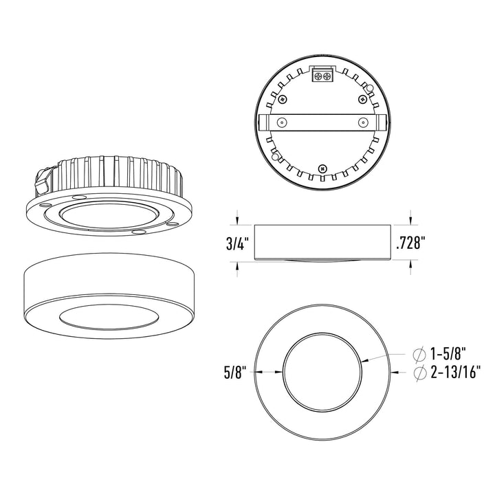 Push Puck - 24V Surface Mount Puck