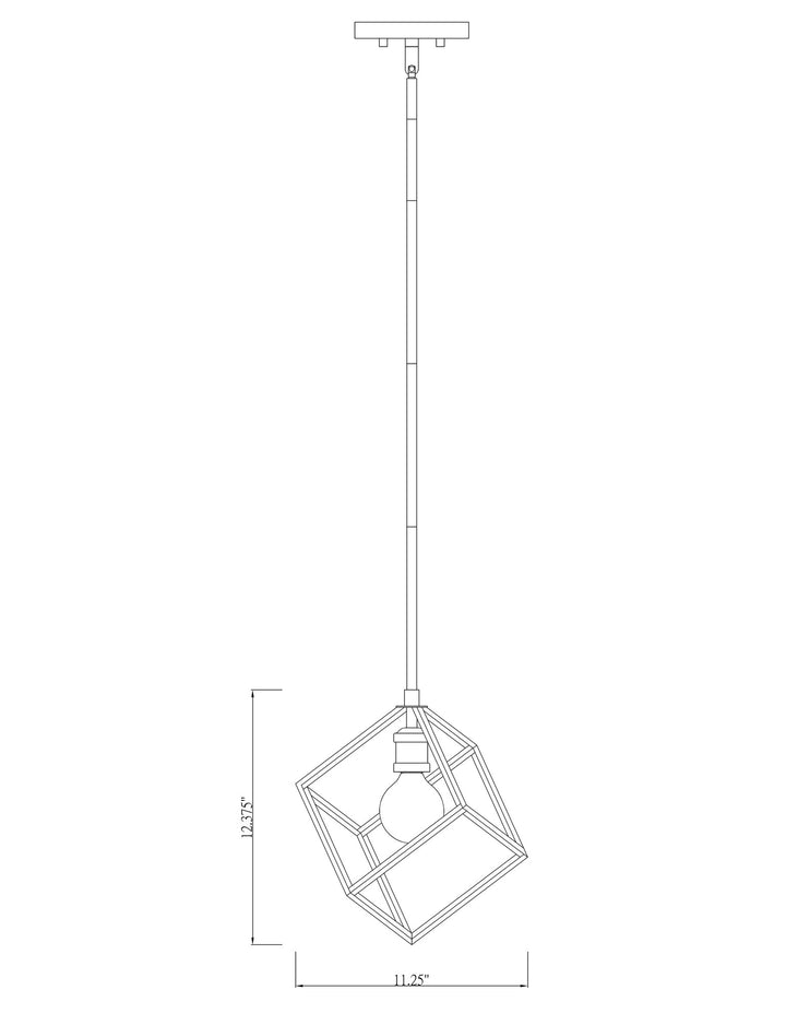 Vertical - 1 Light Pendant