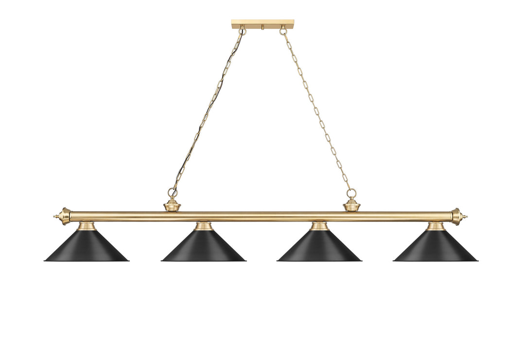 Cordon - 4 Light Billiard Light (2306-4HBR-MB15)