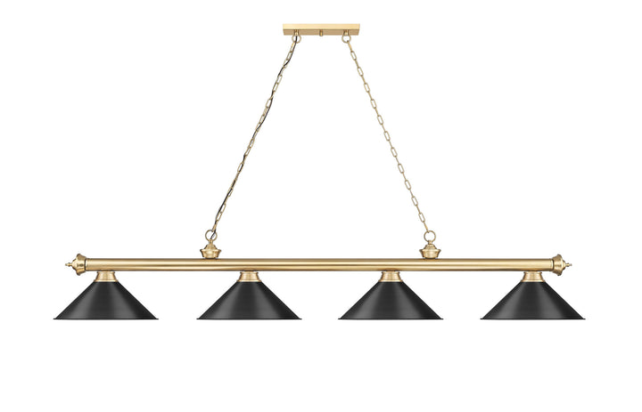 Cordon - 4 Light Billiard Light (2306-4HBR-MB15)