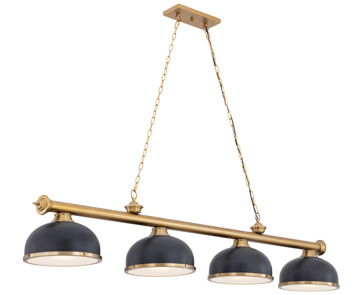 Cordon - 4 Light Billiard Light (2306-4HBR-D12BRZ+HBR)