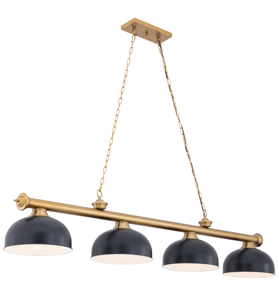 Cordon - 4 Light Billiard Light (2306-4HBR-D13MB)