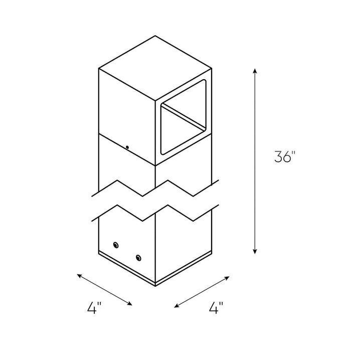 Stature - LED 36" Bollard