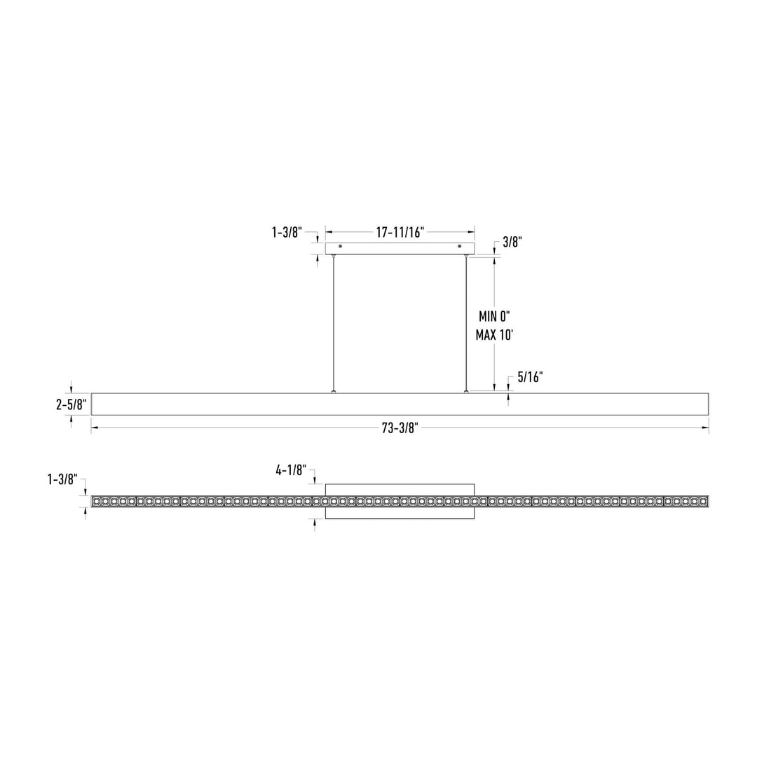 PinPoint - LED Multi-Spot Linear Pendant