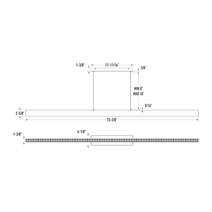 PinPoint - LED Multi-Spot Linear Pendant
