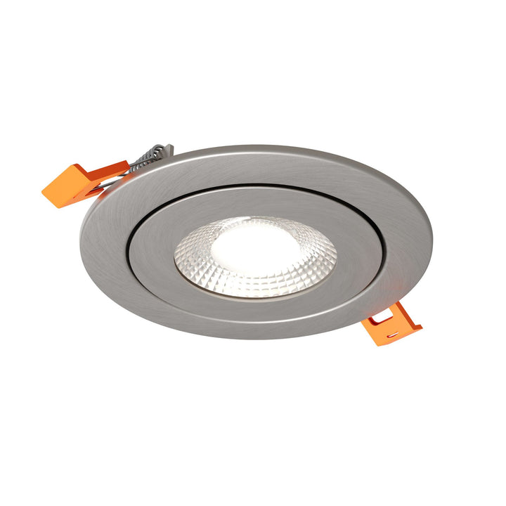 Pivot - LED 4" Flat Round Gimbal Recessed (5CCT + Dim-to-Warm)