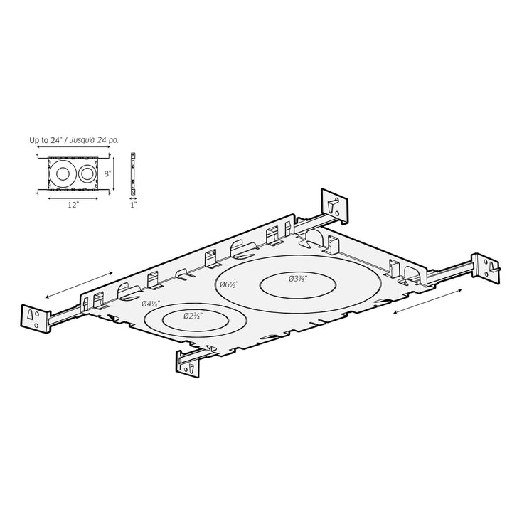 Rough-In Plate - Universal Pre-Mounted Plate