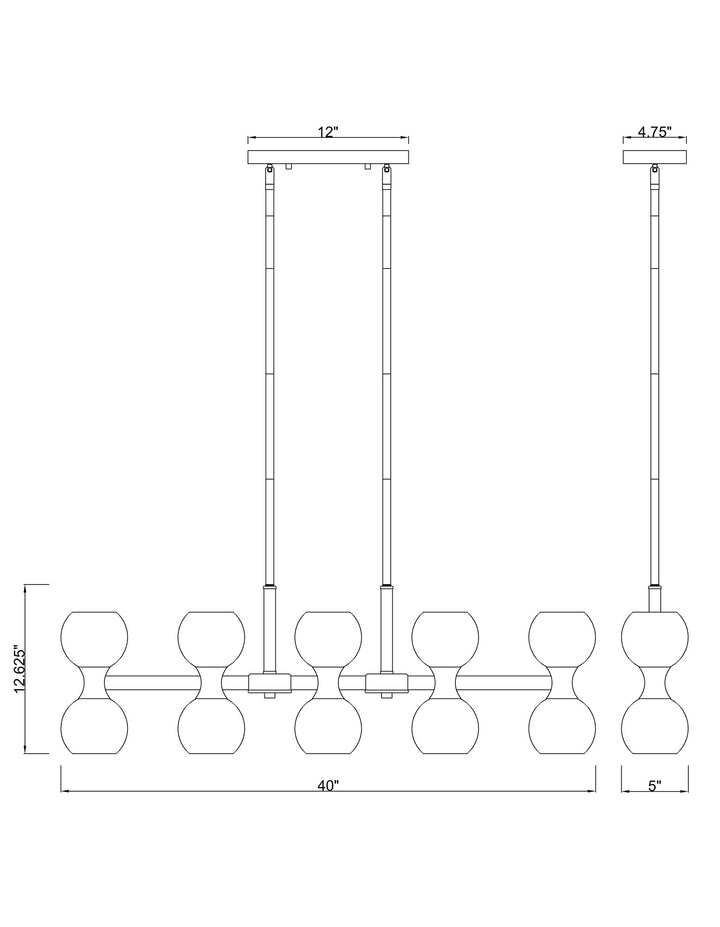 Artemis - Linear Chandelier