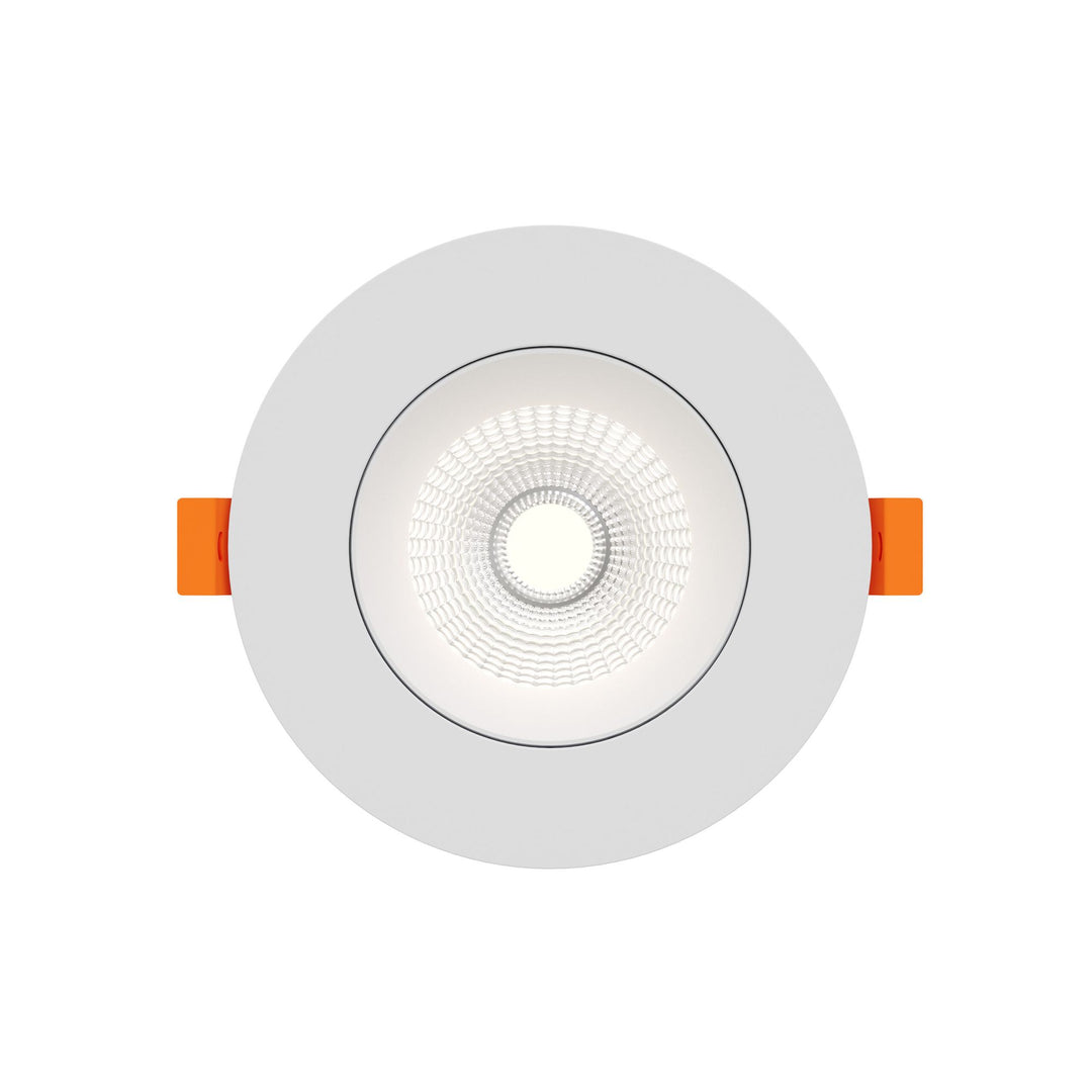 Revolve - LED 4" Round Regressed Gimbal Downlight (5CCT + Dim-to-Warm)