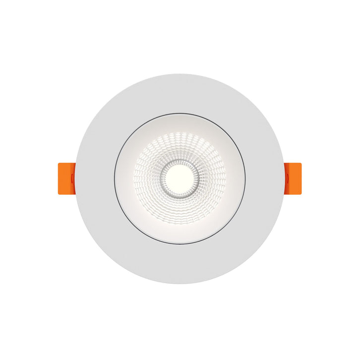 Revolve - LED 4" Round Regressed Gimbal Downlight (5CCT + Dim-to-Warm)