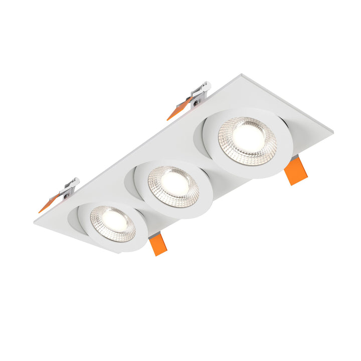 Pivot - LED 4" Triple Flat Gimbal Recessed