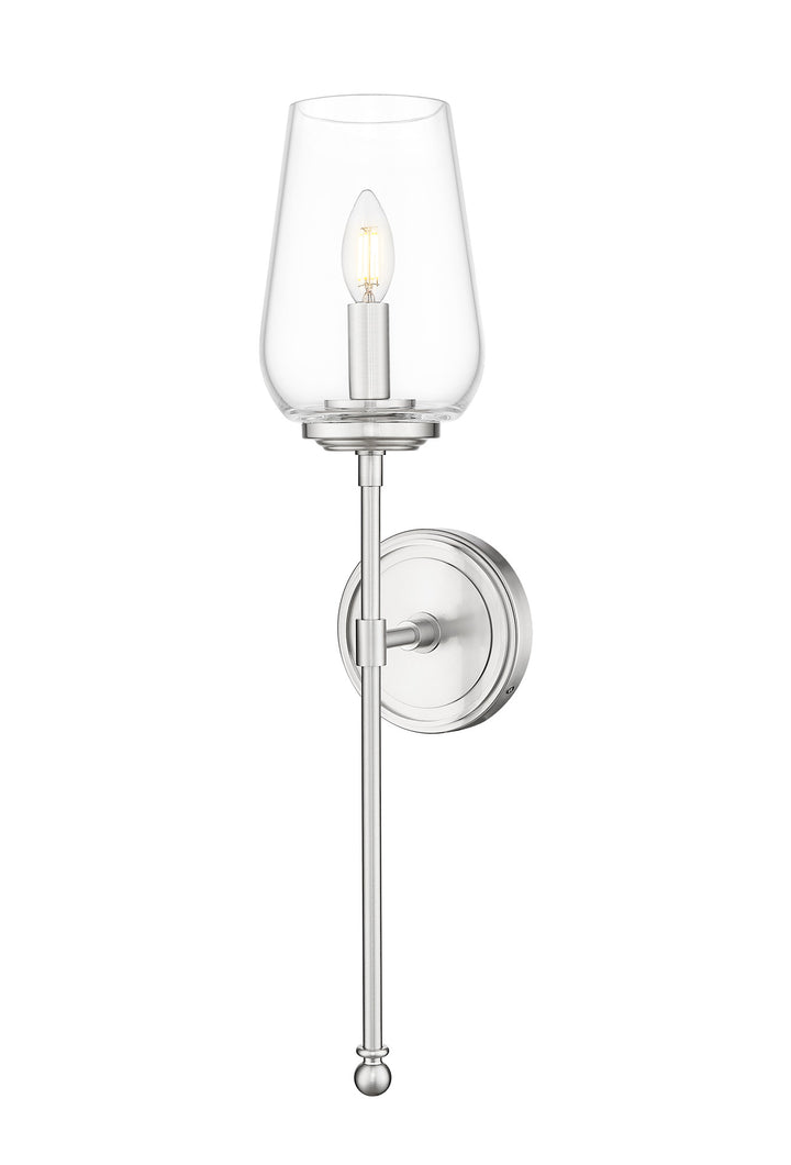 Dominique - 1 Light Wall Sconce in Brushed Nickel by Z-Lite