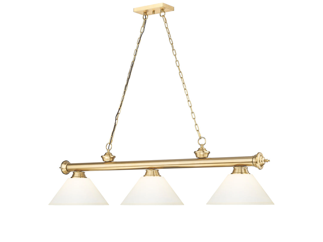 Cordon - 3 Light Billiard Light (2306-3HBR-AMO14)