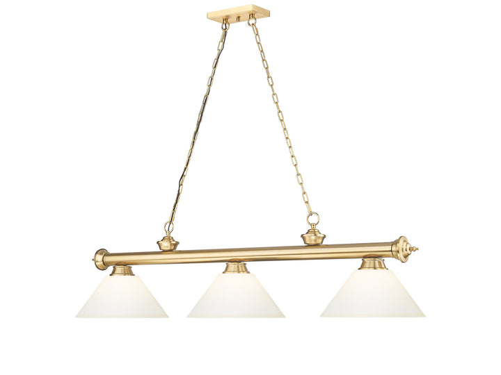 Cordon - 3 Light Billiard Light (2306-3HBR-AMO14)