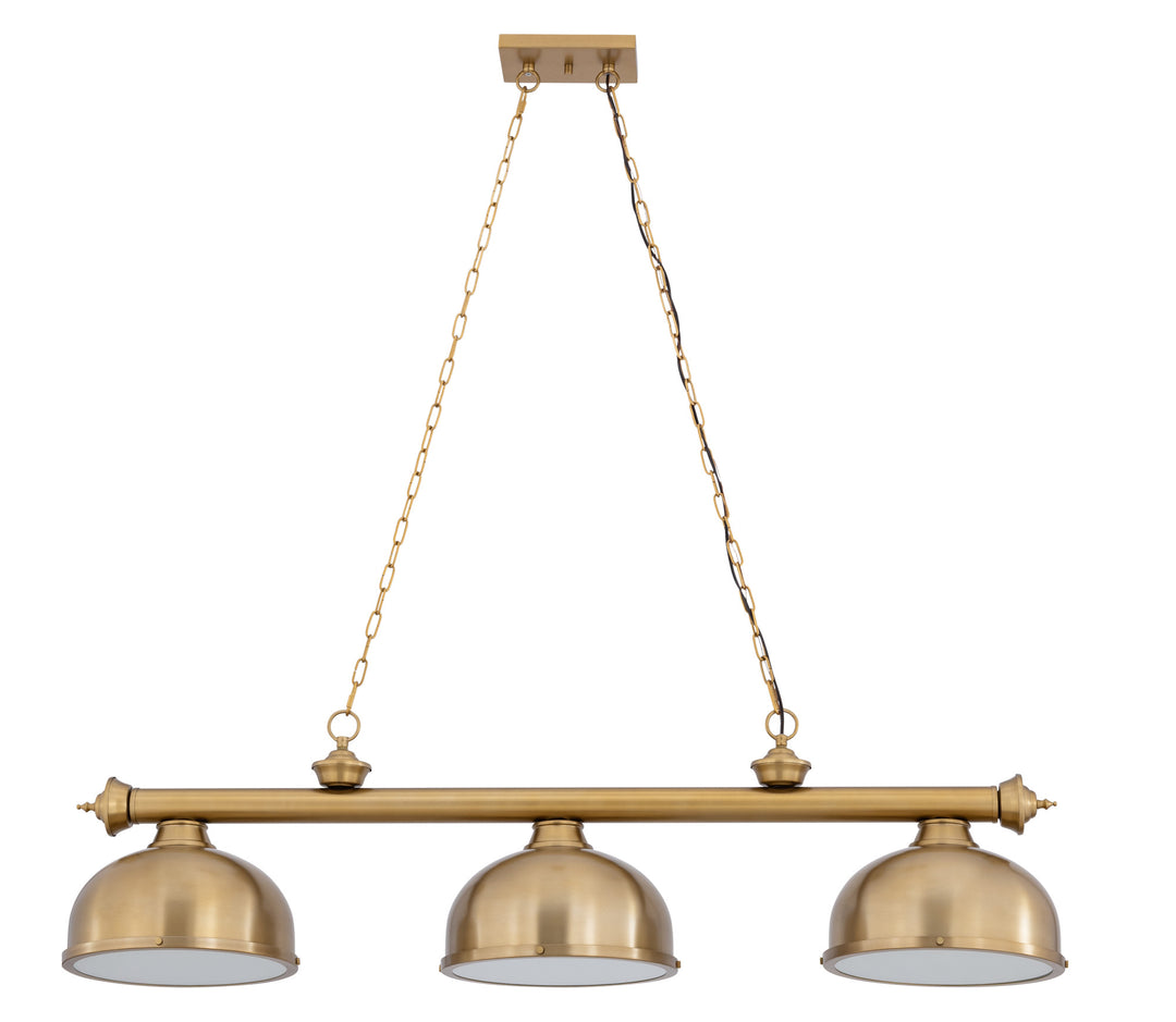 Cordon - 3 Light Billiard Light (2306-3HBR-D12HBR)