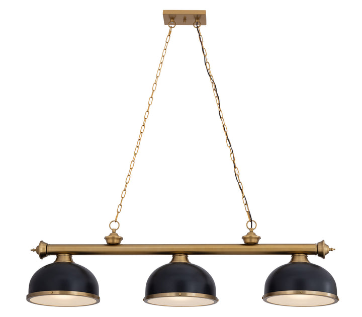 Cordon - 3 Light Billiard Light (2306-3HBR-D12MB+HBR)