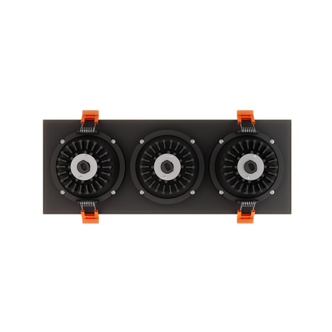 Revolve - LED 3.5" Trio Regressed Gimbal Downlight