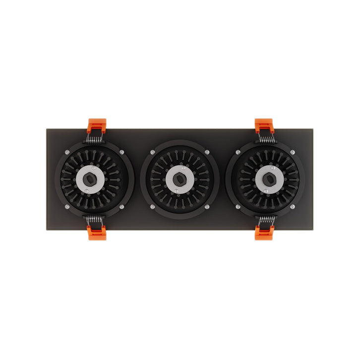 Revolve - LED 3.5" Trio Regressed Gimbal Downlight