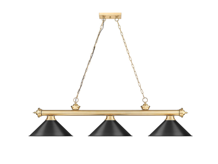 Cordon - 3 Light Billiard Light (2306-3HBR-MB15)