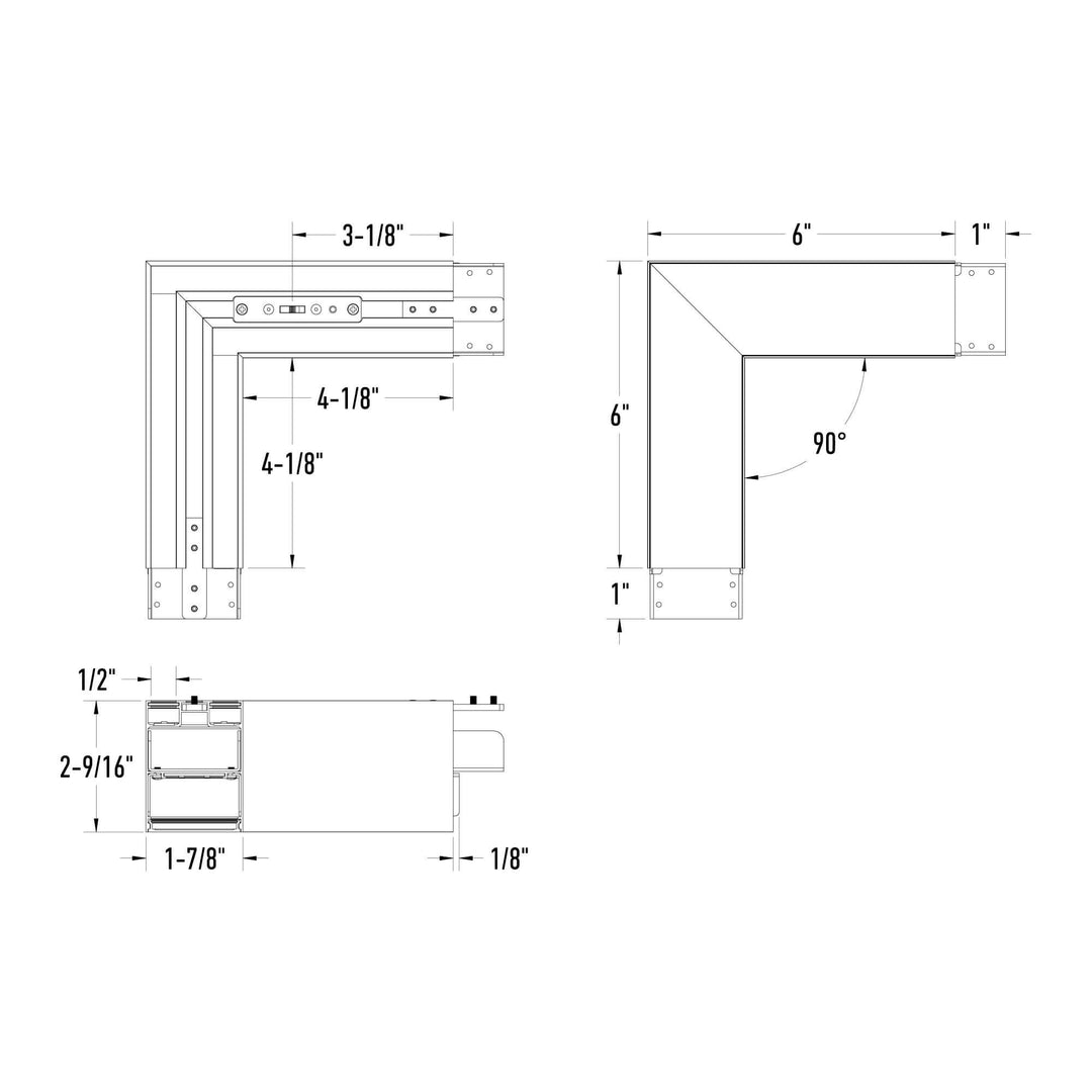 Boulevard - 90° Pendant Corner