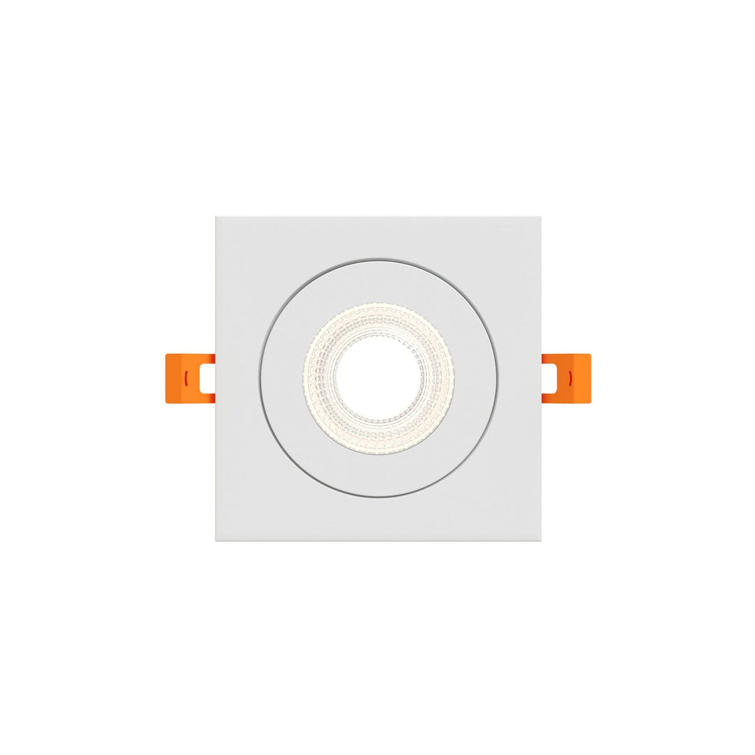 Pivot - LED 4" Flat Square Gimbal Recessed