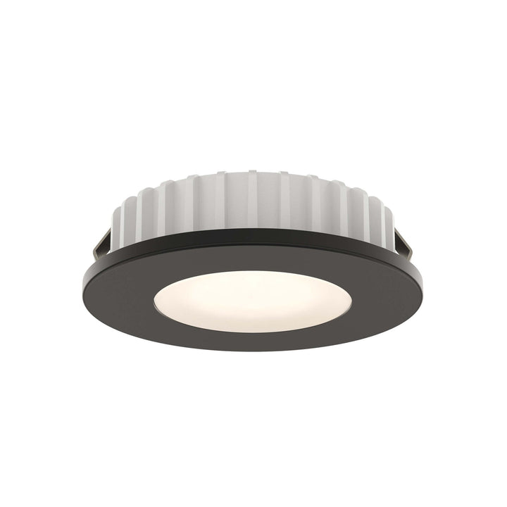 Push Puck - 24V Recessed Puck in Black by Dals Lighting