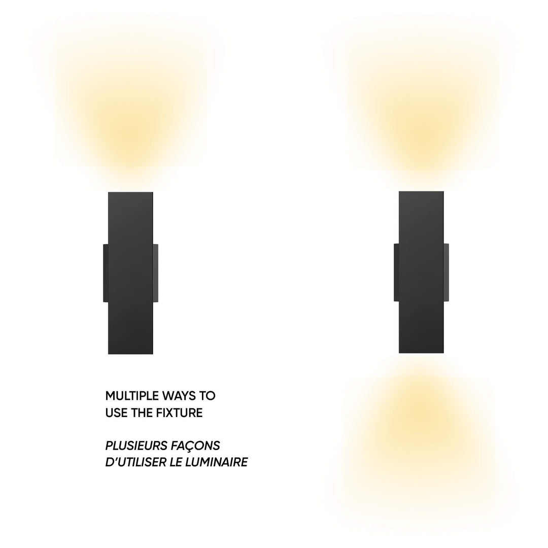 Brooklyn - LED 12" Rectangular Wall Sconce