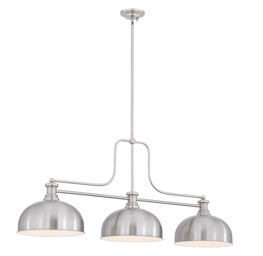 Melange - 3 Light Billiard Light (725-3BN-D13BN)
