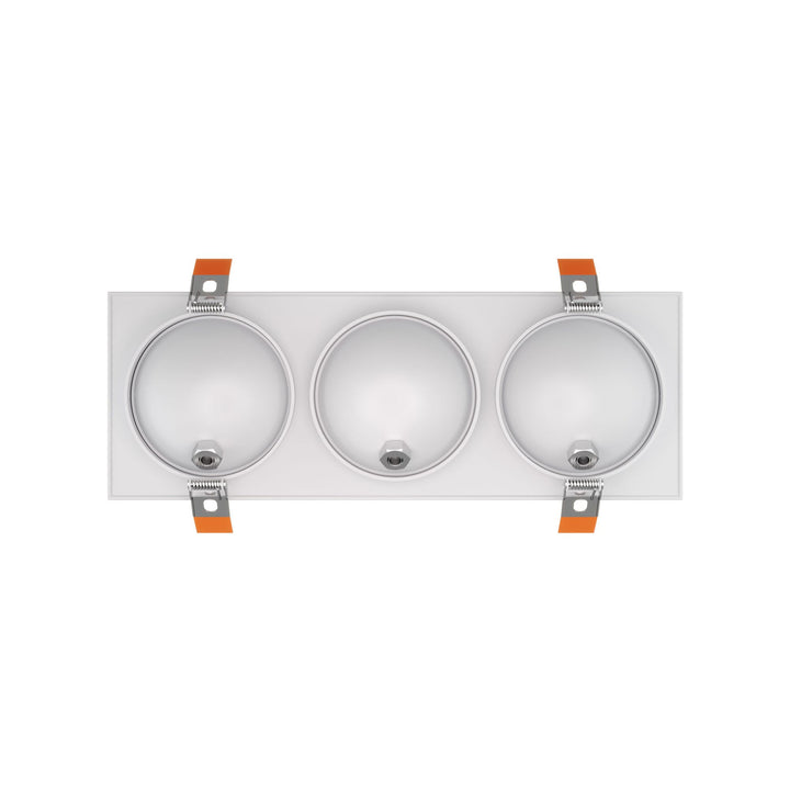 Pivot - LED 4" Triple Flat Gimbal Recessed