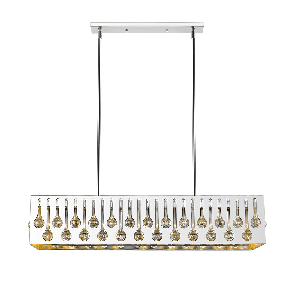 Oberon - 7 Light Linear Chandelier