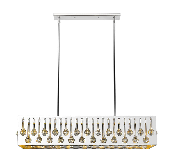 Oberon - 7 Light Linear Chandelier