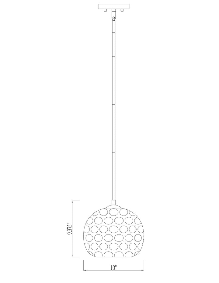Chloe - 1 Light Pendant